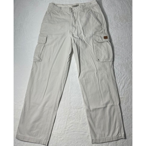 Polo Ralph Lauren Authentic Military Cargo Men Trousers Since 1967 White 34x32 - Picture 1 of 11